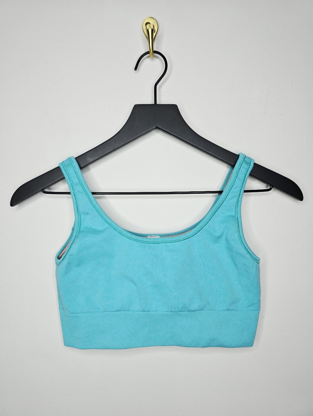 Ivivva by Lululemon Teal Fly Tech Long Line Seamless Sports Bra Size  14 - Picture 1 of 4
